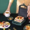Breakfast Sandwich Maker Pemanggang Roti Toaster Panggangan Roti Bakar listrik Alat Panggang