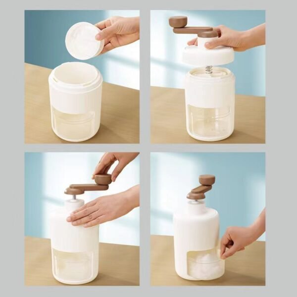 Ice Shaver Crusher Snow Portable Alat Penghancur Parutan Es Serut