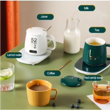 Cup Warmer Heating Pad Elektric Tatakan Gelas Pemanas Kopi Teh Susu