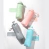 Compact Botol 600ml Reusable Silicone Water Air Minum Lipat Travel Silikon Lipat Ketel Anti Bocor