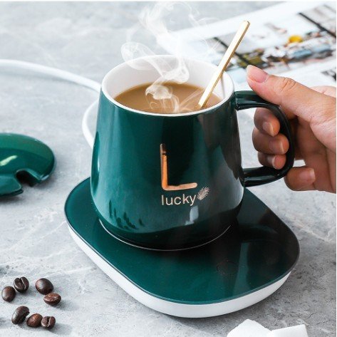 Cup Warmer Heating Pad Elektric Tatakan Gelas Pemanas Kopi Teh Susu