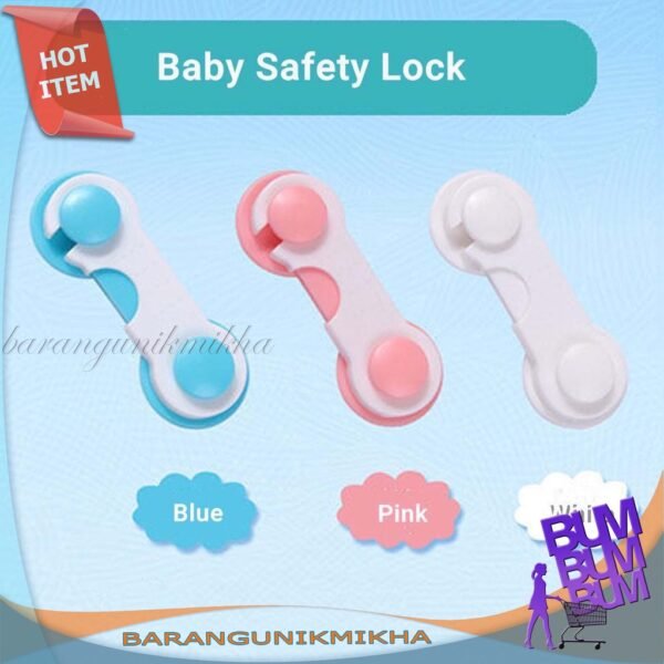 Kunci Pengaman Pintu Laci Lemari Pakaian Kulkas