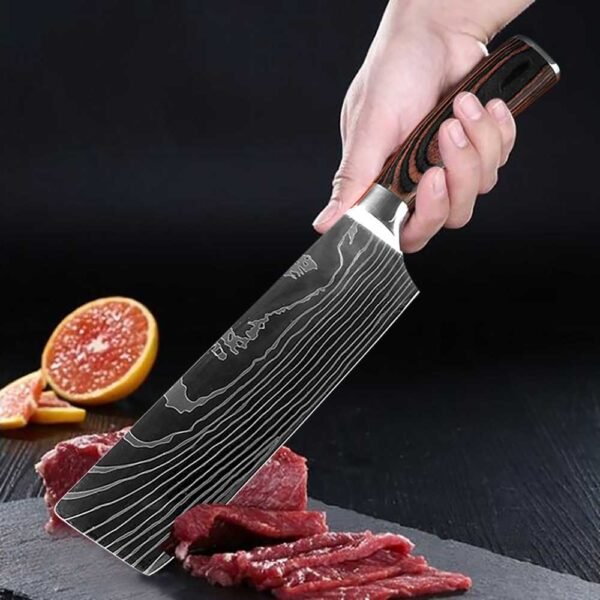 Pisau Dapur Damaskus Stainless Super Tajam Daging