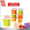 Kotak Mini Cetakan Es Batu Bentuk Kotak Kecil Dengan Tutup