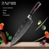 Pisau Dapur Damaskus Stainless Super Tajam Daging