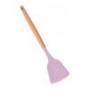 Spatula Silicone Gagang Kayu Tahan Panas