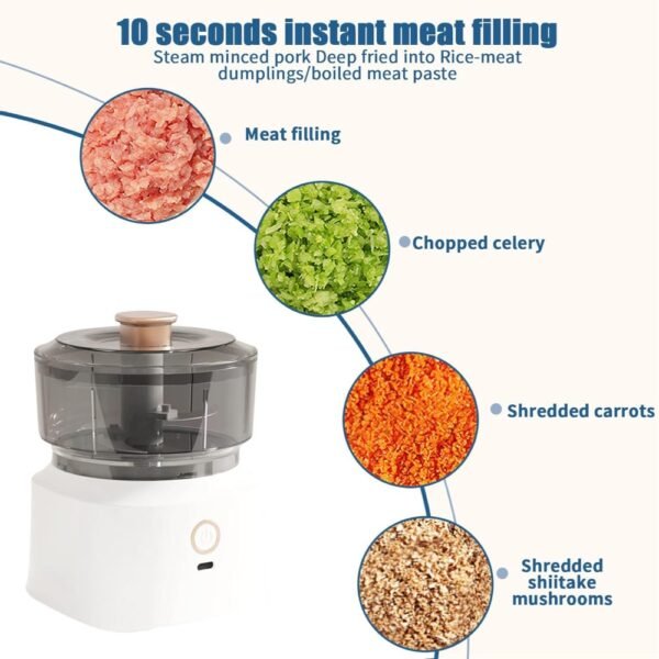 Blender Bumbu Dapur Serbaguna Chopper Penggiling Daging Portable