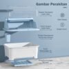 Rak  Pengering Mangkok rak piring plastik Dengan Tutup