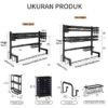 Rak Cuci Piring Wastafel Rak Dapur Anti Karat Stainless