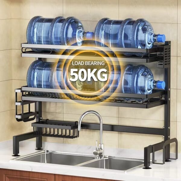 Rak Cuci Piring Wastafel Rak Dapur Anti Karat Stainless