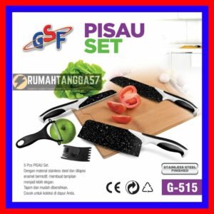 PISAU SET  5 PCS / PISAU TAJAM GRANITE