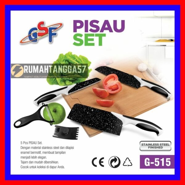 PISAU SET  5 PCS / PISAU TAJAM GRANITE