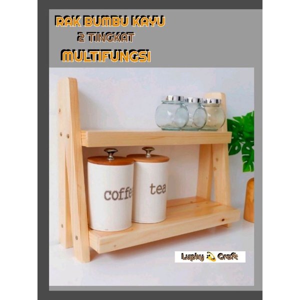 Rak bumbu pawon minimalis rak dapur Aesthetic