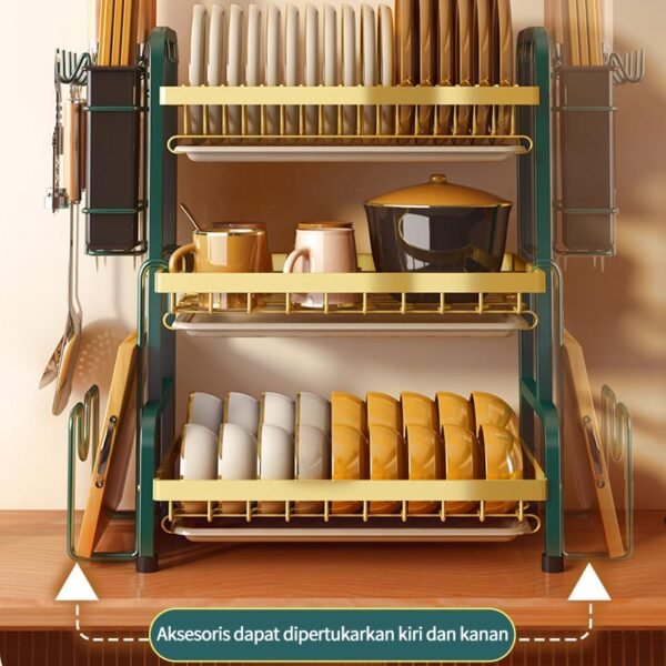 Rak Piring Dapur Stainless Steel