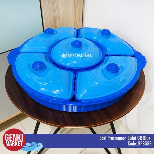 Prasmanan Bulat Jumbo 38cm 5in1 Tempat Penyimpanan Makanan