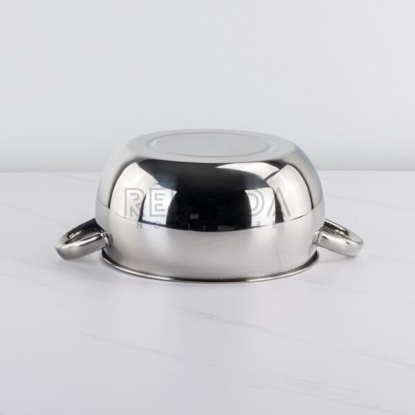 Soup Pot Silver & Gold 20-24cm Stainless Steel