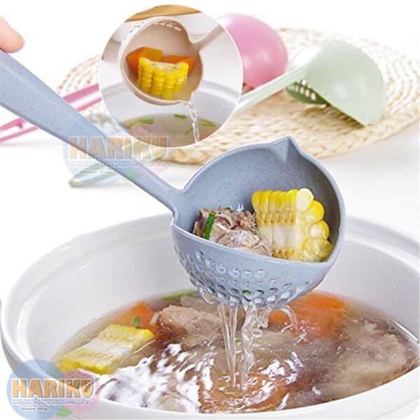 Centong Sop 2 in 1 / Centong Kuah Sop Sayur Saringan