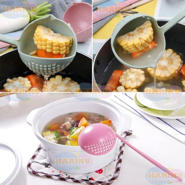 Centong Sop 2 in 1 / Centong Kuah Sop Sayur Saringan