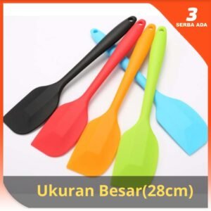 Spatula Silicon Tahan panas Ukuran Besar / Spatula Silikon Tahan Panas