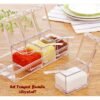 TEMPAT BUMBU CRYSTAL / Crystal Seasoning Box 4in1