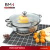Panci Kukus Set Stainless Steel Panci Sup Steamer