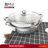 Panci Kukus Set Stainless Steel Panci Sup Steamer