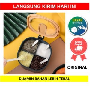 TEMPAT BUMBU SEKAT 4IN1 KOTAK