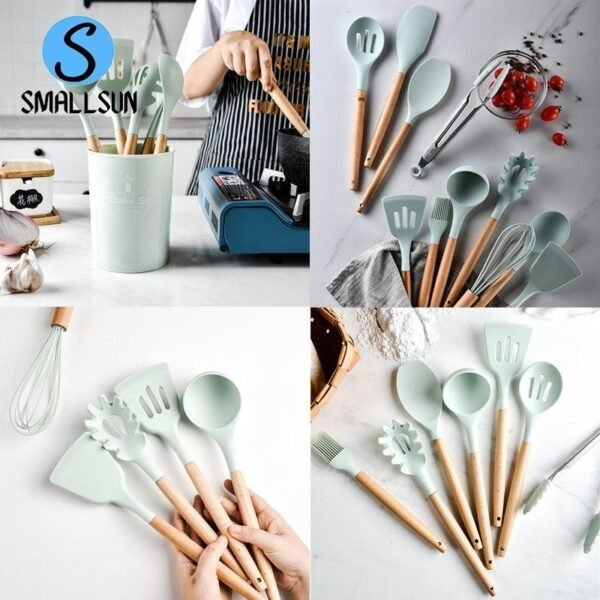 Sillicone Spatula Utensil Set 12 in 1