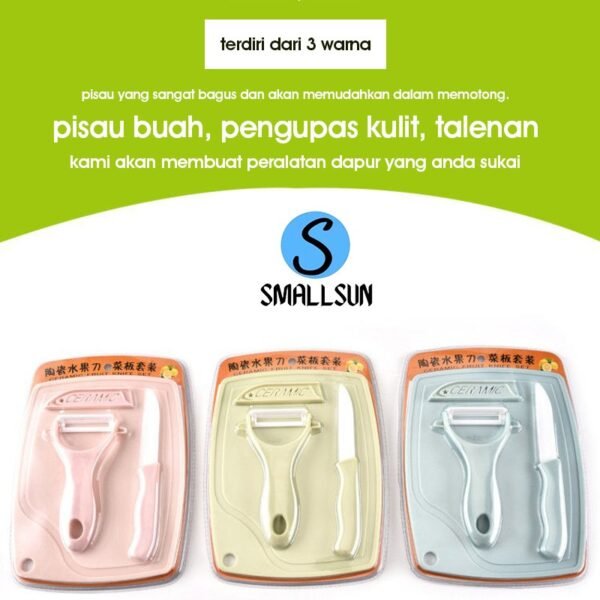 PISAU SET KERAMIK / 3 IN 1 PISAU SET TALENAN