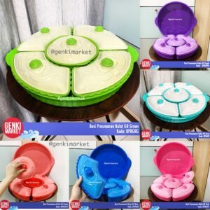 Prasmanan Bulat Jumbo 38cm 5in1 Tempat Penyimpanan Makanan
