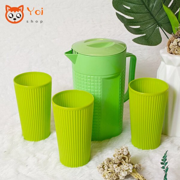Yoi - Teko Set Plastik 4 in 1 / Tempat Air Minum / 1.5 Liter