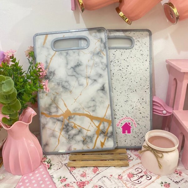 Talenan Plastik Motif Marmer