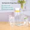 Set Teko & Cangkir Kaca 5pcs