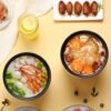 Rice Cooker Mini 18CM Coklat Penanak Nasi Serbaguna Panci Listrik