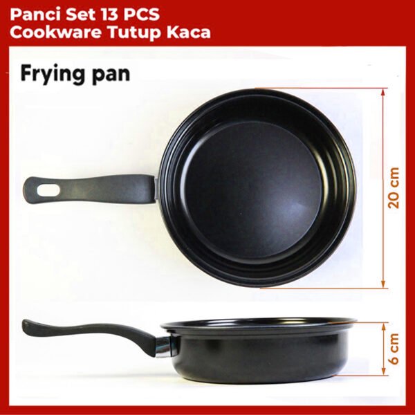 Cookware Panci Set 13 IN 1 Wajan Penggorengan Spatula Set Isi 13Pcs Saucepan