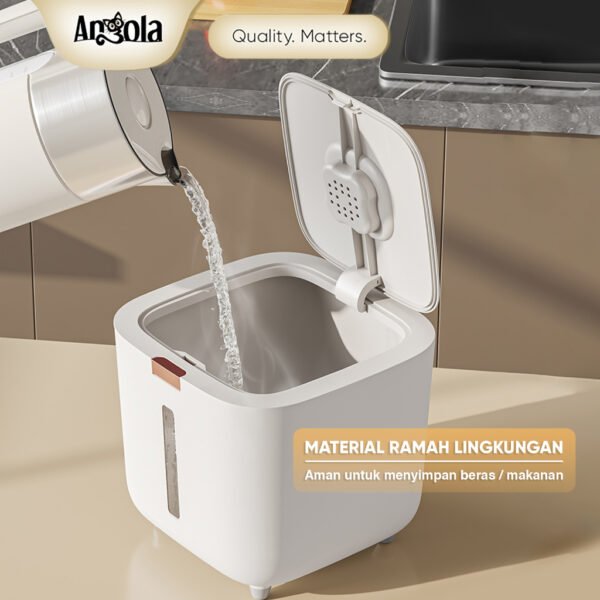 Tempat Beras Anti Kutu dan Serangga 15KG