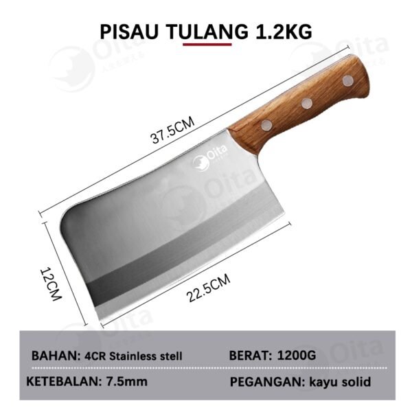 Pisau Daging Baja Tahan Karat