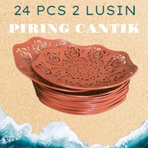 Piring Rotan 2 Lusin (24pcs)