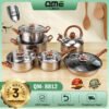 Panci Set Stainless Steel Dengan 6 Pcs