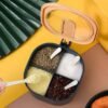 TEMPAT BUMBU DAPUR 4 SEKAT KOTAK PENYIMPANAN BUMBU