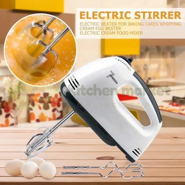 Mixer Elektrik 7 Speed Alat Pengaduk Otomatis 7 Level