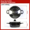 Cookware Panci Set 13 IN 1 Wajan Penggorengan Spatula Set Isi 13Pcs Saucepan