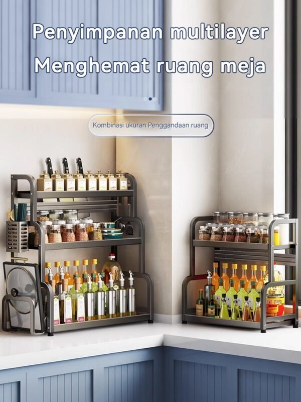 Rak Bumbu Dapur Rak Botol Bumbu