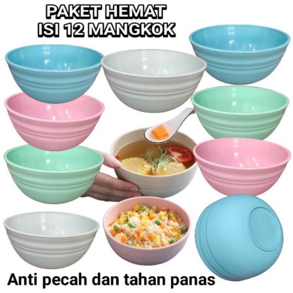 Mangkok isi 12 pcs