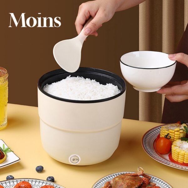 Rice Cooker Mini 18CM Coklat Penanak Nasi Serbaguna Panci Listrik
