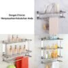 Rak Handuk Gantungan Dinding Stainless Steel