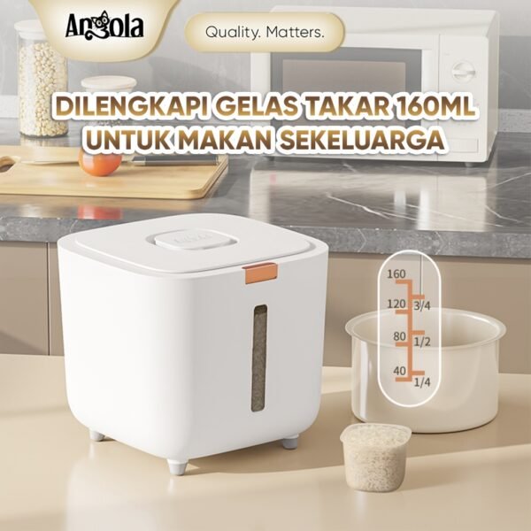 Tempat Beras Anti Kutu dan Serangga 15KG