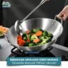 Wajan Penggorengan Stainless Steel Anti Lengket