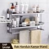 Rak Handuk Gantungan Dinding Stainless Steel