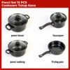 Cookware Panci Set 13 IN 1 Wajan Penggorengan Spatula Set Isi 13Pcs Saucepan